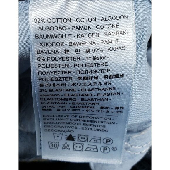 LEVIS 724 Women's Sz 27 High Rise Straight Crop Dark Blue Wash Red Tag EUC - Picture 10 of 12